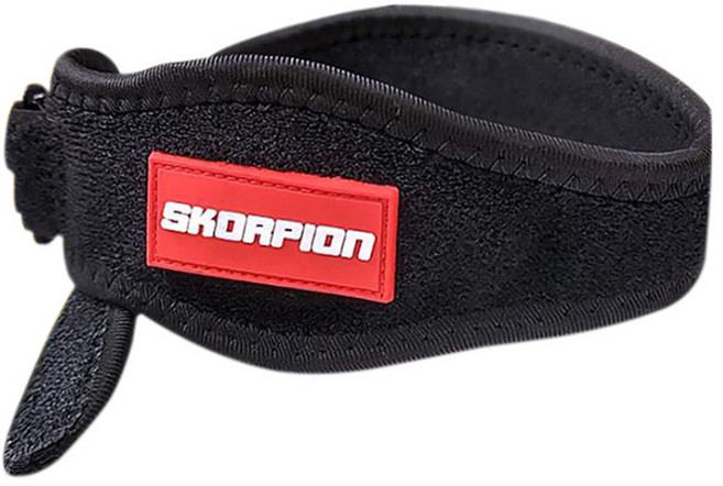 SKORPION 網球肘 / 高爾夫球肘 護肘加壓帶 醫療級 彈性護具 左右通用 WSP-Z002, 黑, 1個