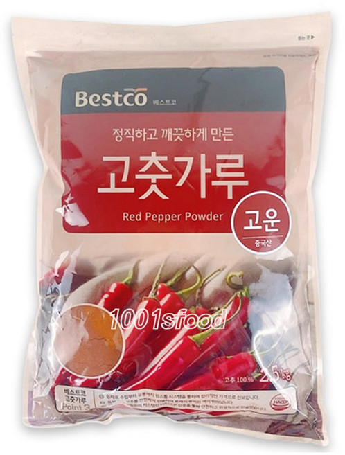 베스트코 고춧가루 고운, 1개, 2.5kg
