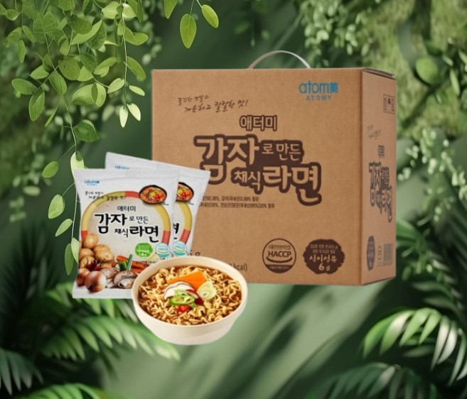 애터미 감자로 만든 채식라면 (1box=24ea), 1박스
