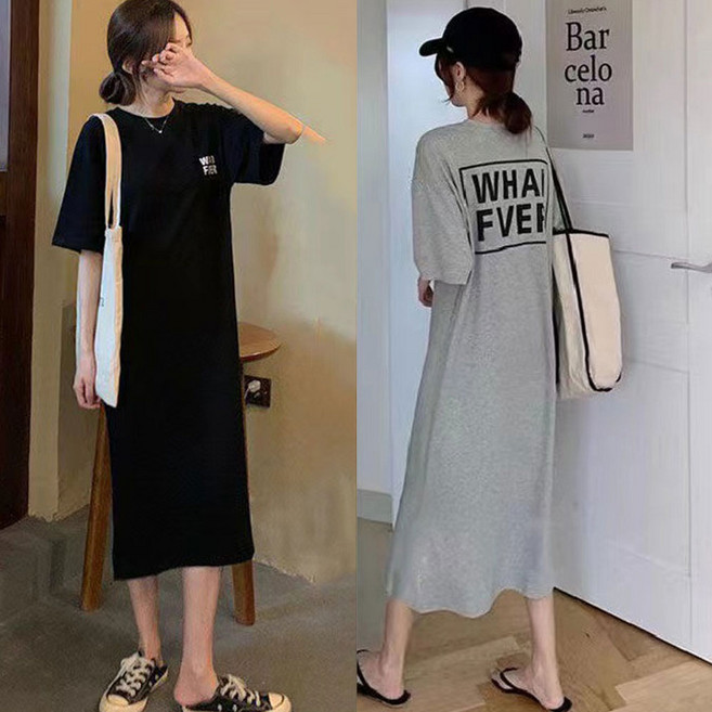 로지 하이슬릿 캐쥬얼 롱 원피스 2종 세트