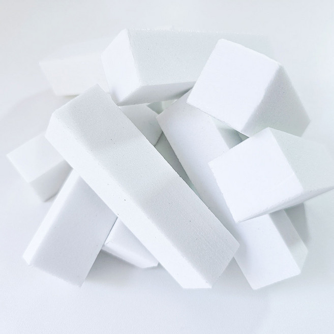 10개입 샌딩블럭 손톱버퍼 손톱줄정리도구 120그릿, 1개, 10개 화이트