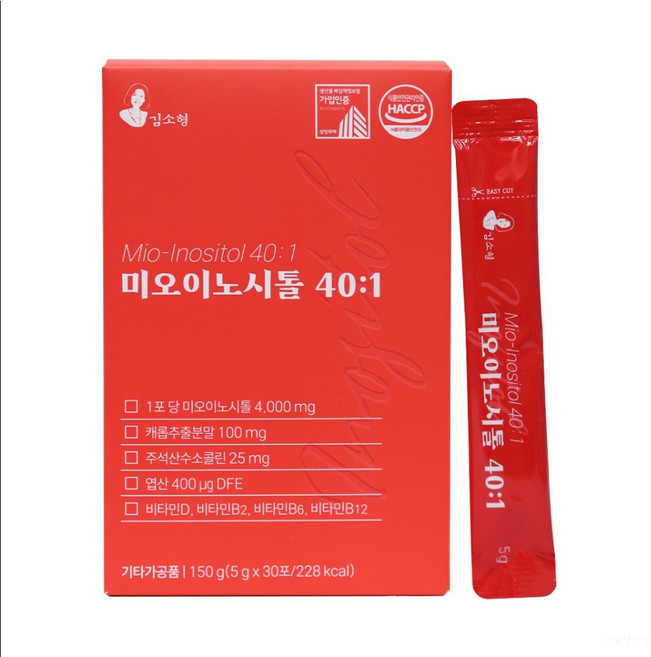 미오이노시톨 40:1 캐롭추출분말 엽산 주석산수소콜린, 30회분