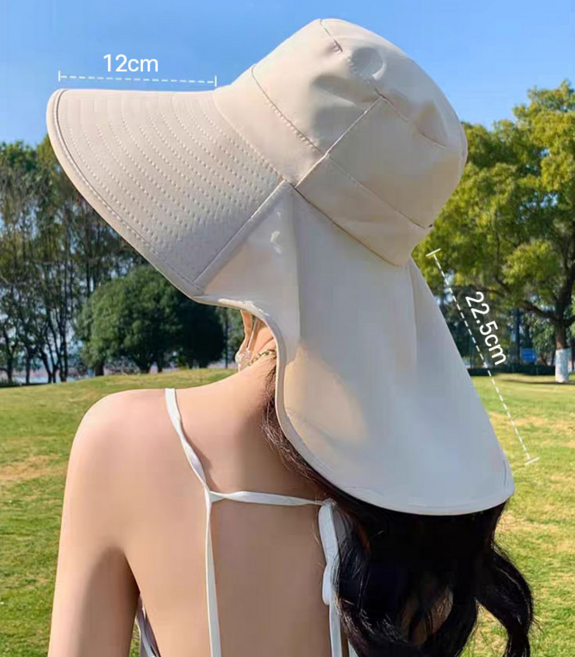 올레브 UV 와이드 플랩캡 자외선 차단 아쿠아 물놀이 트레킹 여행 등산 캠핑 모자