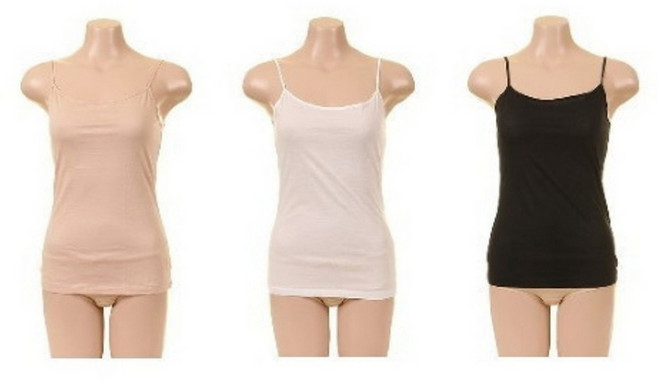 [쇼핑점] 비비안 순면 60수 여성 기본 끈 런닝 (3컬러) 택1 RU7090