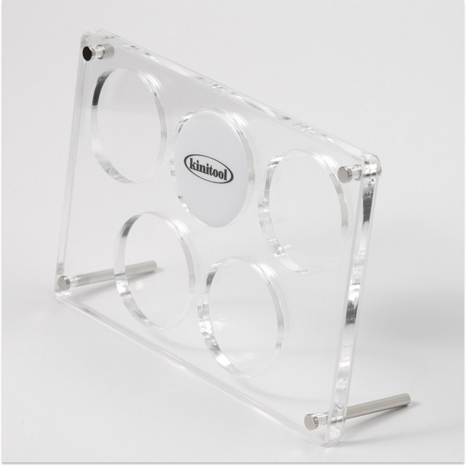 키니툴 캔뱃지 커버 아크릴 전시 케이스, 1개