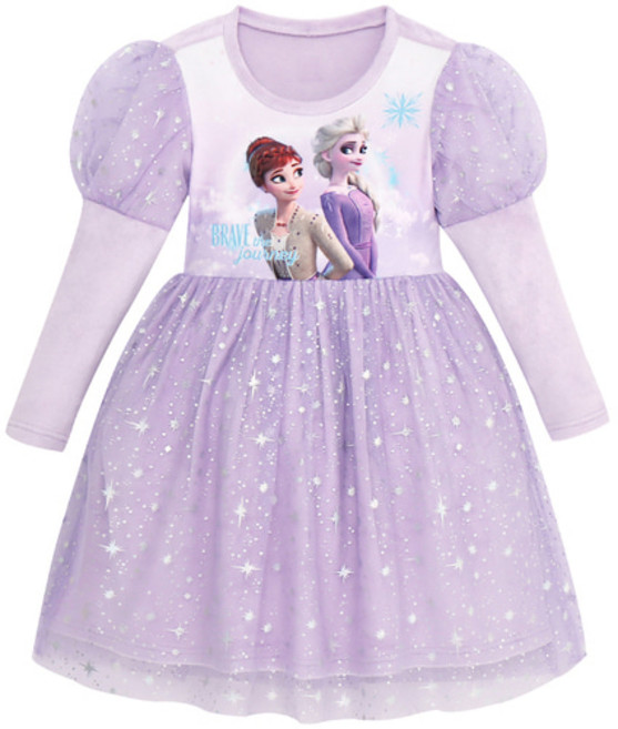 겨울왕국 드레스 여아 윈드 밍크스판 원피스