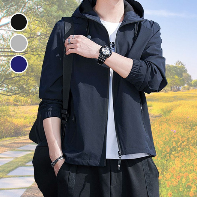 간절기 후드 집업 아노락 등산 캠핑 아우터 바람막이 lim+573ph