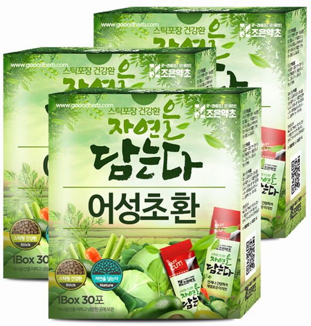 어성초 환 스틱 30포 x x 3박스, 3g, 1개, 조은약초