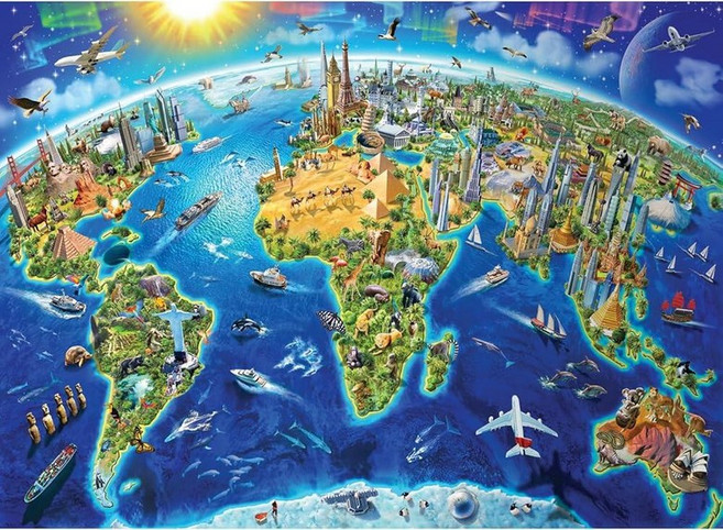 Anatolian Puzzle -Good Times Harbour 4000피스 직소 퍼즐 # 5201 246455, World Landmarks