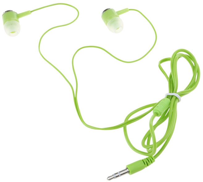 아이팟 PC용 휴대폰 MP3용 3.5mm 인이어 이어버드 이어폰 헤드셋 헤드폰, 녹색