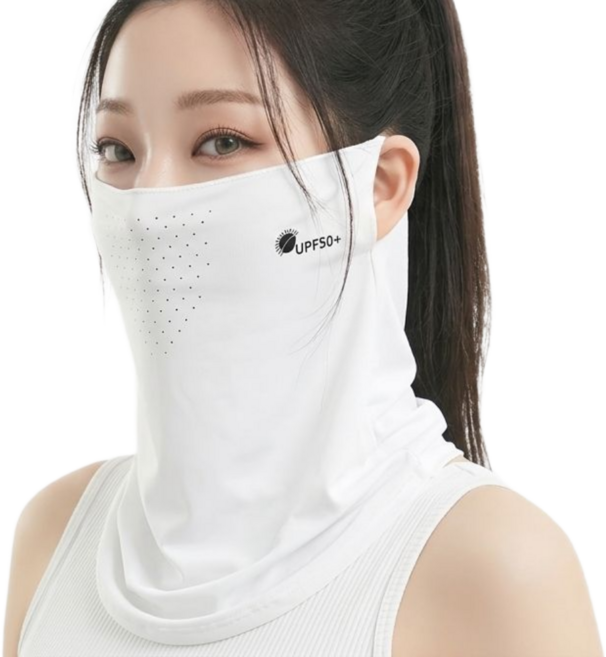 DAYEON UV 에어핏 숨쉬기 편한 자외선 차단 쿨마스크, 화이트, 1개