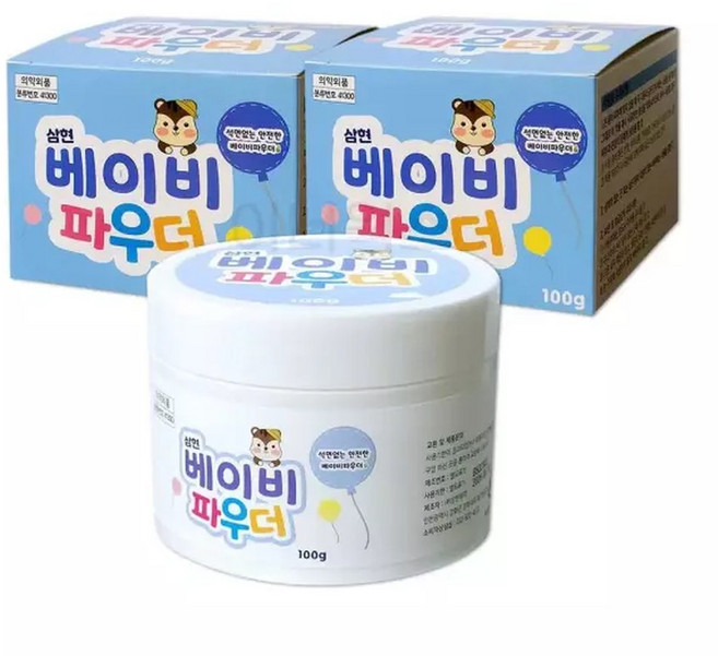 삼현 토닥 베이비파우더 100g x 3개