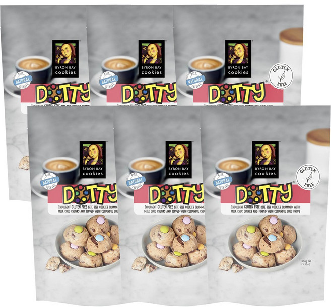 바이런 베이 도트 쿠키 글루텐프리, 100g, 6개