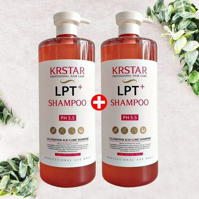 향기좋은 대용량 약산성 KRSTAR 자몽샴푸 염색후 미용실 단백질 손상모발샴푸, 2개, 1.5L
