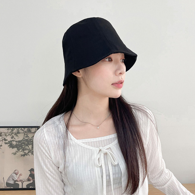 미미샵 나팔 벙거지 (3컬러) 사계절 여성모자 벙거지 남녀공용 남자모자 데일리 코디 버킷햇 사계절모자