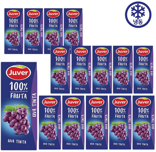 후버 포도 주스, 15개, 200ml