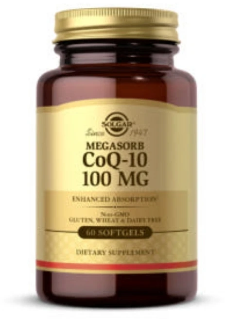 [정품 미국 직배송] 솔가 코큐텐 100mg 60정(소프트젤) Solgar CoQ10 항산화 심장건강, 1세트, 60정 - 쿠팡