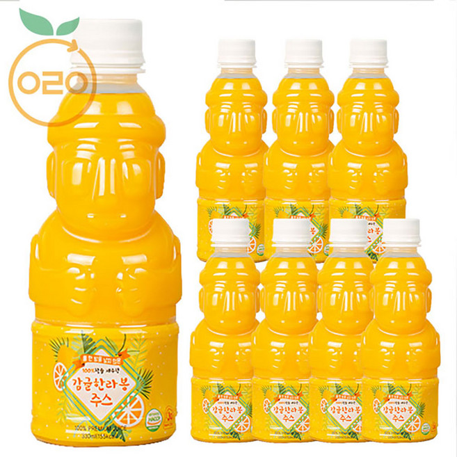 제주향 감귤 한라봉 주스, 8개, 330ml