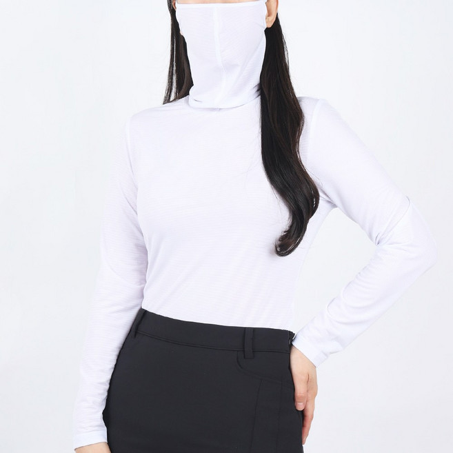 1+1 여성골프웨어 여름 기능성 이너웨어 스판 냉감 골프티셔츠