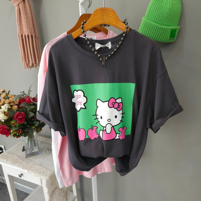 큐티 키링 반팔티셔츠