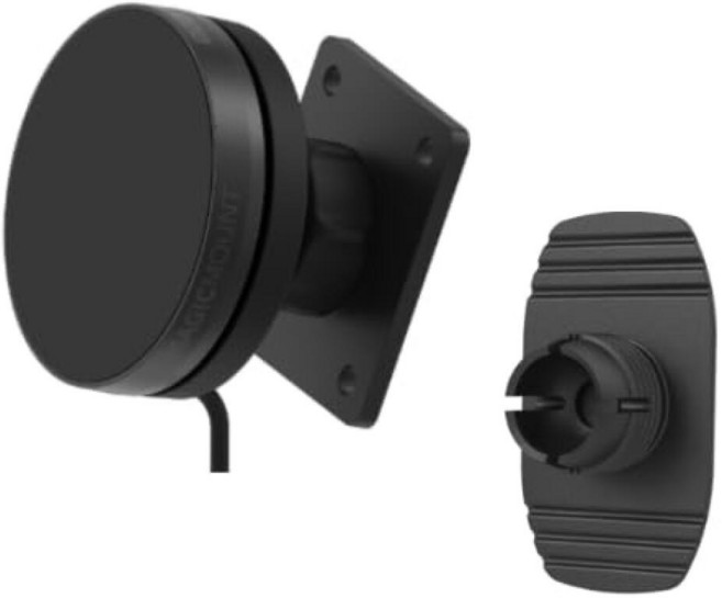 Scosche MagicMount Elite Qi2 무선 MagSafe 자동차 마운트 충전기 자동차용 25W 마그네틱 휴대폰 홀더 AMPS 장착 플레이트 및 3M 접착 대시, Scosche MagicMount Elite Qi2 무