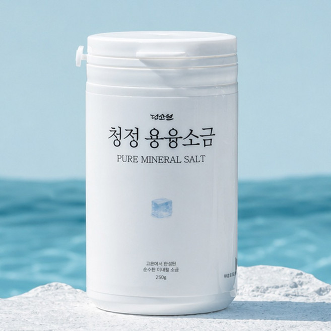 담소원 청정 미네랄 용융소금 1000도 고순도 국산 구운소금, 1개, 250g