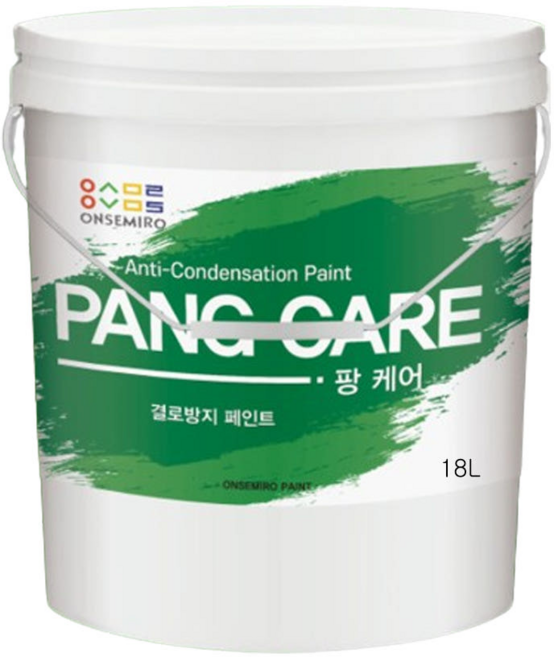 온새미로 팡케어 4L 백색 노팡 베란다 다용도실 지하 거실 아이방 도배전처리 곰팡이 결로 방지 수성페인트, 1개