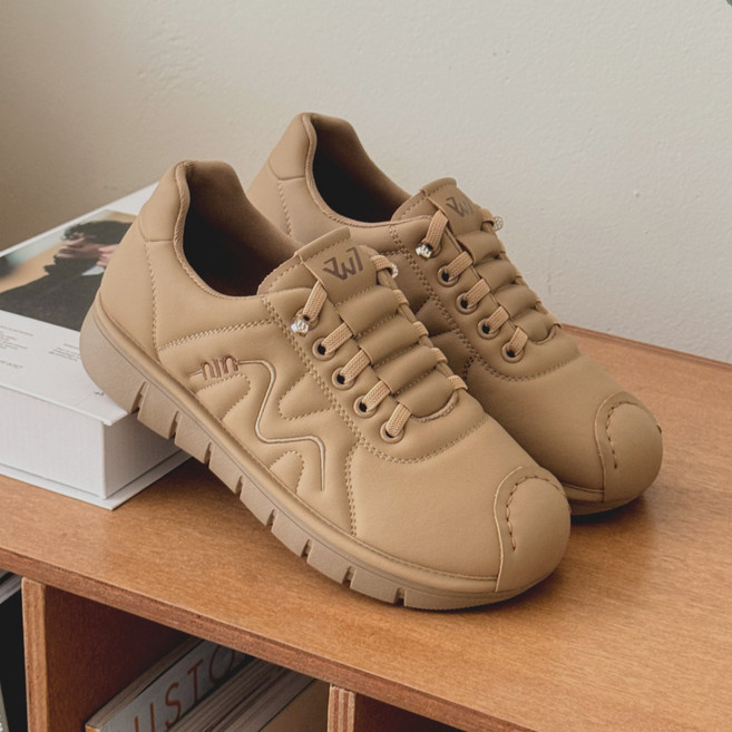 소울리 발편한 쿠션 여성 운동화 푹신한 여자 스니커즈 4cm