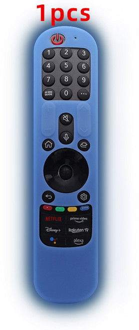 실리콘커버 리모컨호환 MR24 AKB76043102 AKB76043107 AKB76039901 AKB76039902 AKB76039904 AKB76039905 AKB76039907, 06 Luminous Blue, noctilucent Blue* 1pcs