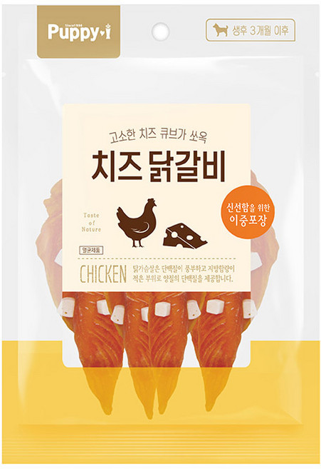 퍼피아이 치즈닭갈비 100g, 1개