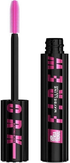 Maybelline Lash Sensational Firework 세척 가능한 마스카라 최대 24시간 착용 연장 및 볼류마이징 마스카라 일렉트로 블랙 1개입 - 쿠팡