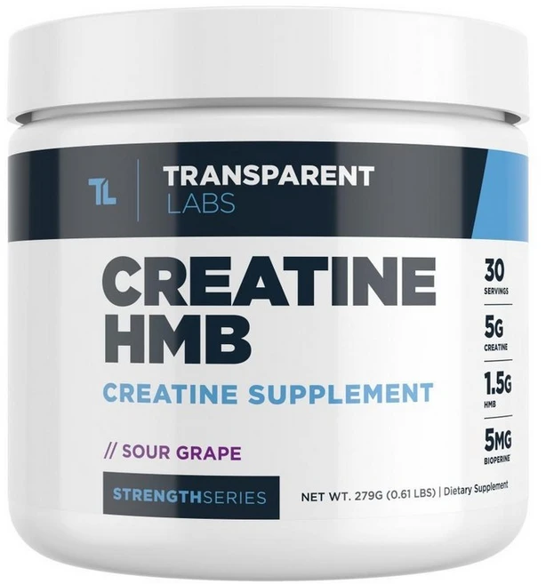 트랜스패런트 랩스 크레아틴 HMB 사워 그레이프, 1개, 279g - 쿠팡