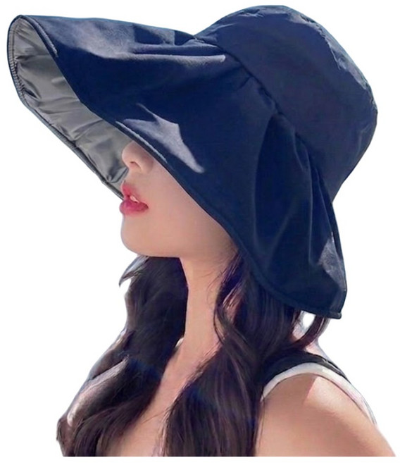 [디데잇] 암막 UV자외선차단 와이드썬햇 뒷트임 봄 여름 모자