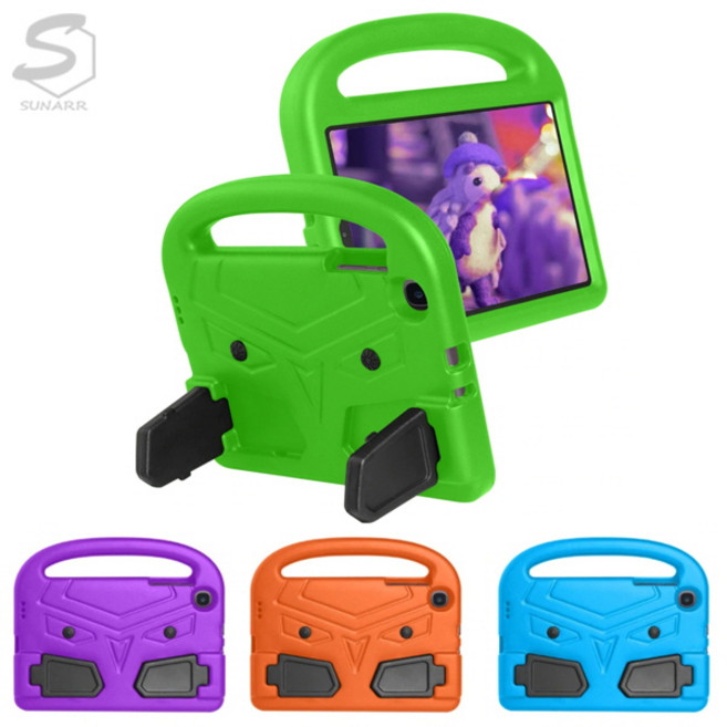 화웨이미디어패드M5 10.8 에바폼 버드 어린이 안전 스탠드 태블릿 케이스, stc041 퍼플