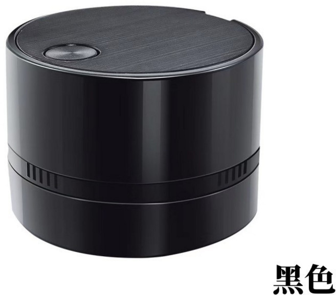 迷你桌面吸塵器，無線設計，360度旋風吸力，清潔桌面、鍵盤、沙發，多種顏色可選, 新吸塵器-黑色