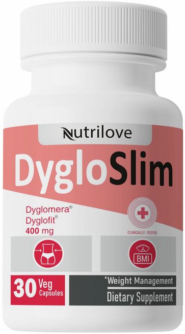 Nutrilove Dygloslim 디글로핏 미국 특허 원료 다이글로메라 다이어트 8000%농축, 1개, 30정
