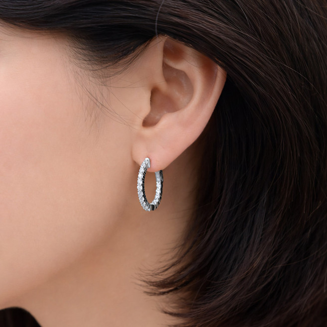 아르젠팡 실버925 테니스귀걸이 Eclat Tennis Earrings