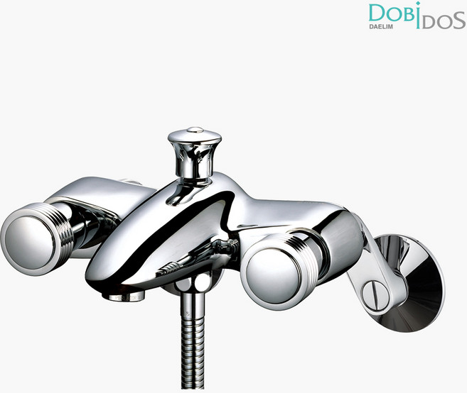 대림 도비도스 본사 대림통상 링핸들 투핸들 레버조절 벽붙이 욕조수전 FB1502-2C, 자가설치만 가능, 1개