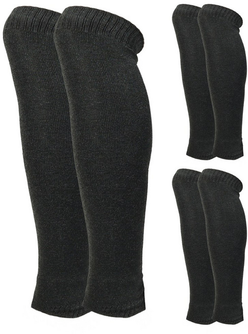 3세트 롱핏 겨울 방한 다리토시 발토시 레그워머 남녀공용, 3개, 다크그레이