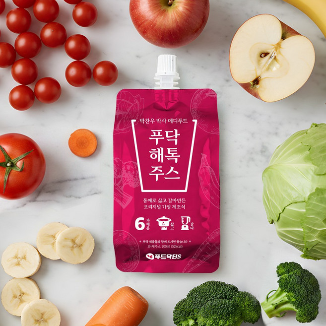 푸드닥터S 푸닥해톡주스 클렌즈주스 푸닥해톡쥬스, 30개, 200ml