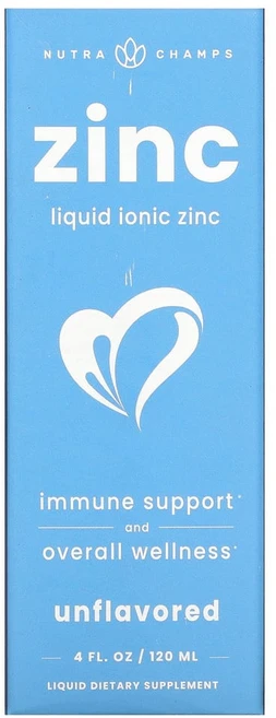 뉴트라챔프 아연 액상 아이오닉 무맛 4 fl oz (120 ml), One Color, 1병 - 쿠팡