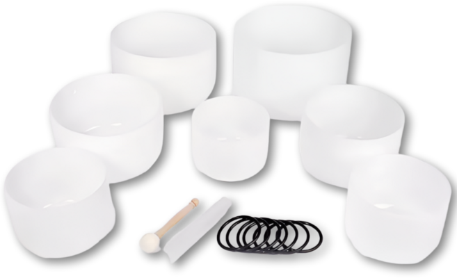 오로라 크리스탈 싱잉볼 세트 고급 수제 명상종 요가종 씽잉볼 티벳종 릴렉스종 네팔, 1개