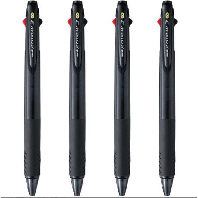 제트스트림 3색 볼펜 0.38mm, TB, 4개