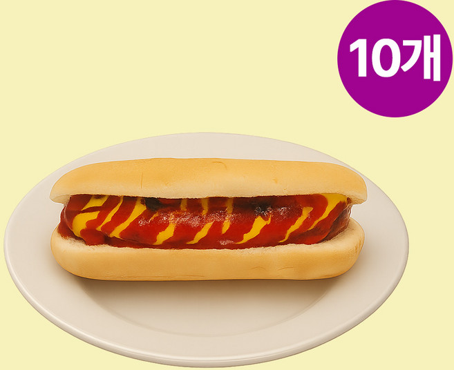 미국식 핫도그 렐리쉬 핫도그, 10개, 135g