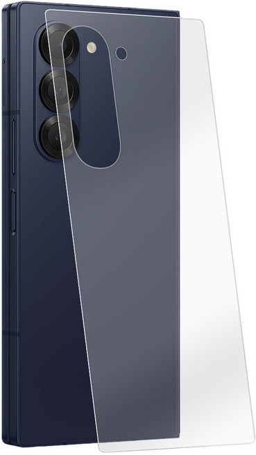 폴드 후면 강화유리 투명 보호필름, 1개