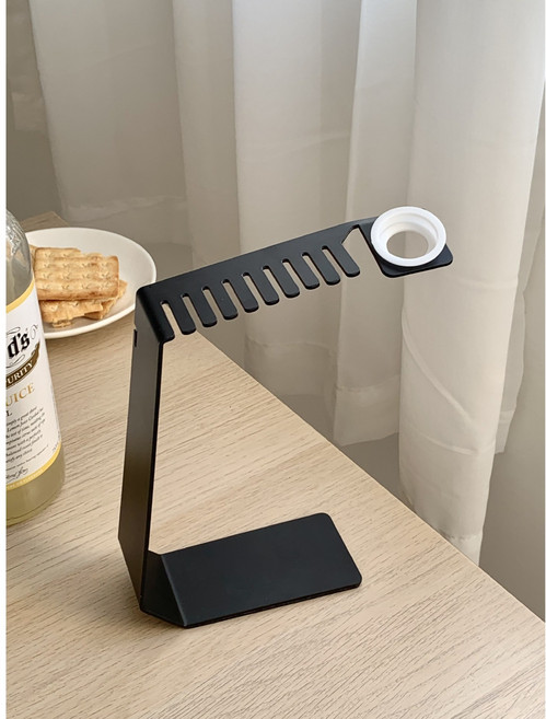 애플워치 밴드 줄 스트랩 충전 거치대, 블랙