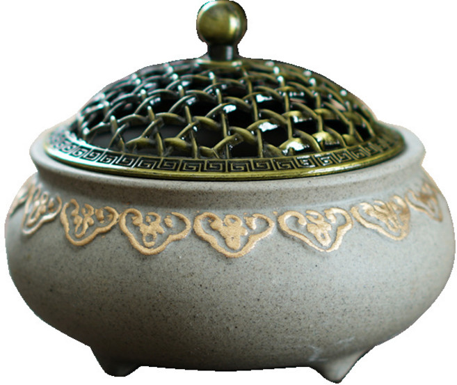 티지피 향로 인센스 홀더 받침대, 그레이