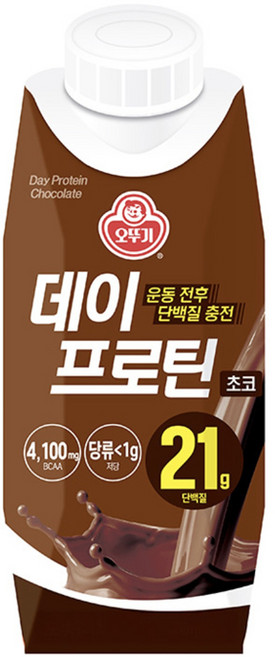 오뚜기 데이프로틴 초코, 250ml