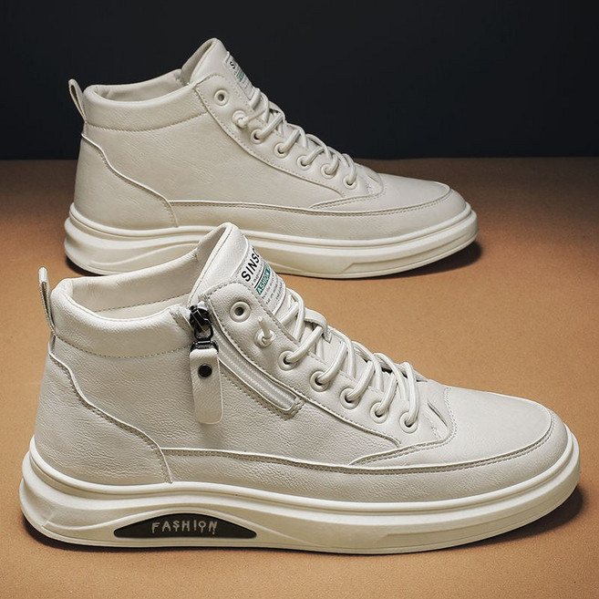 꽃소담 남자 캐주얼 앵클부츠 발편한 지퍼 워커부츠 HZHF613