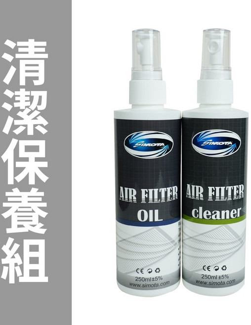 SIMOTA 高流量機車空濾 適用於 KYMCO RACING S 125/150 RCS MOTO 125, 1個, 單購清潔保養組